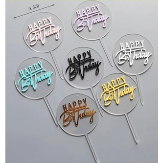 HB Tag - Acrylic Round Transparent